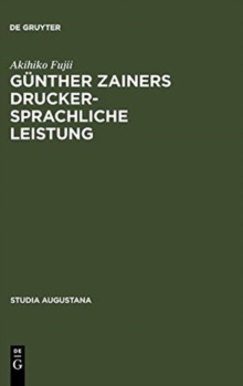 Image for Gunther Zainers druckersprachliche Leistung