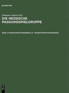 Image for Frankfurter Dirigierrolle - Frankfurter Passionsspiel