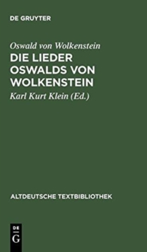 Image for Die Lieder Oswalds Von Wolkenstein