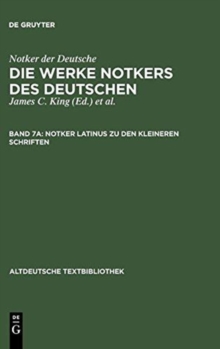 Image for Notker Latinus Zu Den Kleineren Schriften