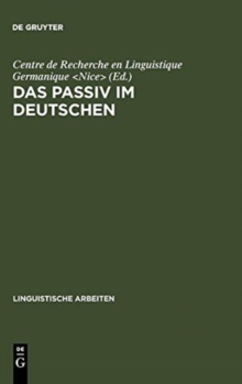 Image for Das Passiv im Deutschen