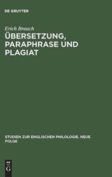 Image for Ubersetzung, Paraphrase Und Plagiat