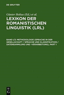 Image for Methodologie (Sprache in Der Gesellschaft / Sprache Und Klassifikation / Datensammlung Und -Verarbeitung)