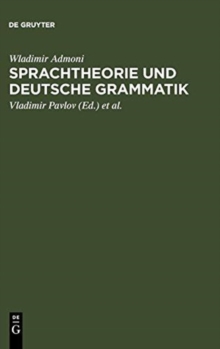 Image for Sprachtheorie und deutsche Grammatik