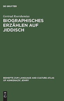 Image for Biographisches Erzahlen auf Jiddisch