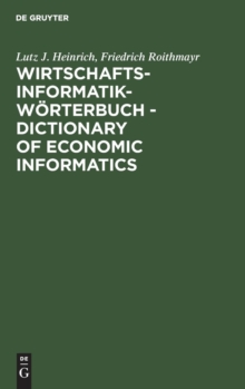 Image for Wirtschaftsinformatik-Worterbuch - Dictionary of Economic Informatics