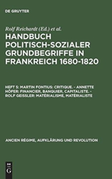 Image for Handbuch politisch-sozialer Grundbegriffe in Frankreich 1680-1820, Heft 5, Martin Fontius