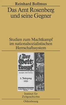 Image for Das Amt Rosenberg Und Seine Gegner