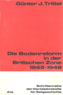 Image for Die Bodenreform in der Britischen Zone 1945-1949