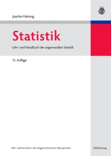 Image for Statistik: Lehr- und Handbuch der angewandten Statistik