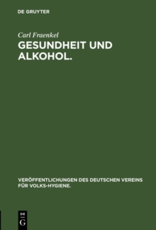 Image for Gesundheit Und Alkohol.