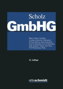 Image for Gmbh-gesetz, Band I: Kommentar Mit Anhang Konzernrecht