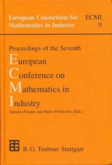 Image for ECMI Vol. 9 Proceedings of the Seventh European Conference on Mathematics in Industry