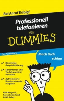 Image for Professionell telefonieren fur Dummies: Das Pocketbuch