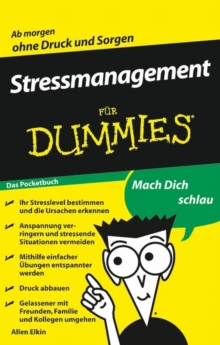 Image for Stressmanagement fur Dummies Das Pocketbuch