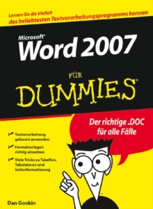 Image for Word 2007 Fur Dummies