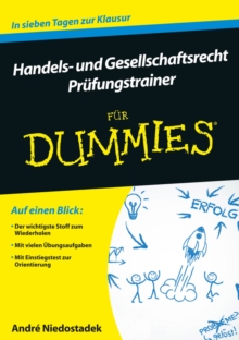 Handels und Gesellschaftsrecht Prufungstrainer fur Dummies