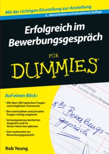 Erfolgreich im Bewerbungsgesprach fur Dummies