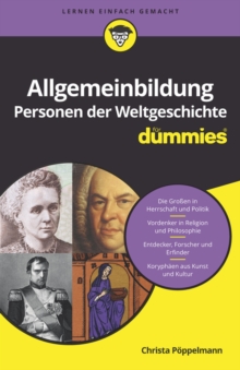Image for Allgemeinbildung Personen der Weltgeschichte fur Dummies