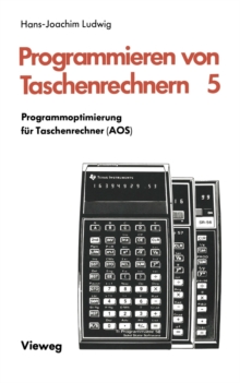 Image for Programmoptimierung fur Taschenrechner (AOS)