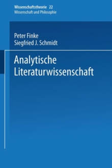 Image for Analytische Literaturwissenschaft