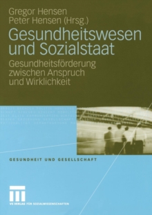 Image for Gesundheitswesen und Sozialstaat