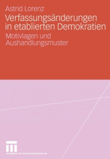 Image for Verfassungsanderungen in etablierten Demokratien