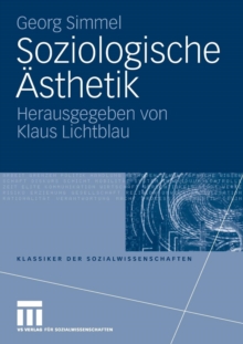 Image for Soziologische AEsthetik