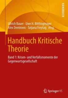 Image for Handbuch Kritische Theorie 1