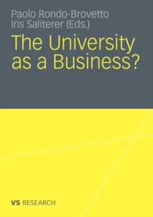 Image for The University as a Business