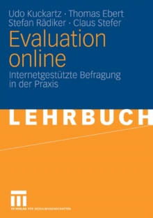 Image for Evaluation online: Internetgestutzte Befragung in der Praxis