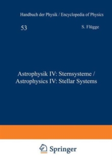 Image for ASTROPHYSIK IV STERNSYSTEME ASTROPHY