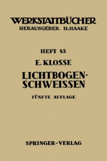 Image for Das Lichtbogenschweißen