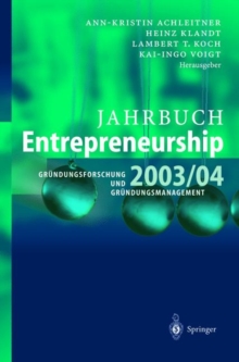 Image for Jahrbuch Entrepreneurship 2003/04