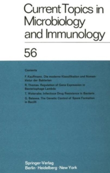 Image for Current Topics in Microbiology and Immunology / Ergebnisse Der Mikrobiologie Und Immunitatsforschung