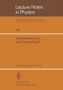 Image for Interplanetary Dust and Zodiacal Light