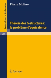 Image for Theorie des G-Structures: Le Probleme d'Equivalence