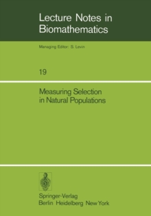 Image for Measuring Selection in Natural Populations