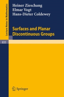 Image for Surfaces and Planar Discontinuous Groups