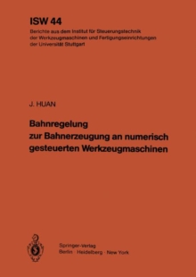 Image for Bahnregelung zur Bahnerzeugung an numerisch gesteuerten Werkzeugmaschinen