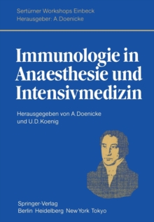 Image for Immunologie in Anaesthesie und Intensivmedizin
