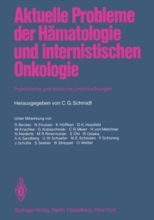Image for Aktuelle Probleme der Hamatologie und internistischen Onkologie