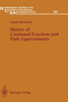 Image for History of Continued Fractions and Pade Approximants