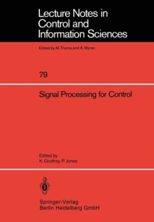 Image for Signal Processing for Control