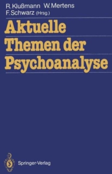 Image for Aktuelle Themen der Psychoanalyse