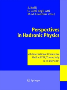 Image for Perspectives in Hadronic Physics