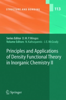 Image for Principles and Applications of Density Functional Theory in Inorganic Chemistry II