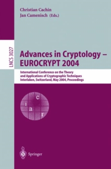 Image for Advances in Cryptology – EUROCRYPT 2004