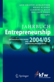 Image for Jahrbuch Entrepreneurship 2004/05