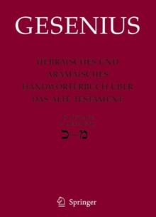 Image for Hebraisches und Aramaisches Handwoerterbuch uber das Alte Testament